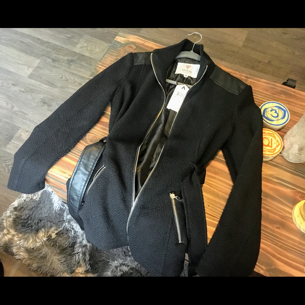 Nwt Guess Coat | Black | Small|